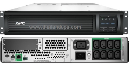 APC Smart-UPS, Line Interactive, 3kVA, Rackmount 2U, 230V, 8x IEC C13+1x IEC C19 outlets, SmartConnect Port+SmartSlot, AVR, LCD - SMT3000RMI2UC